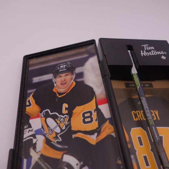 Tim Hortons Sidney Crosby 87 Frameworth Sports Marketing Mini Stick - Picture 3 of 15